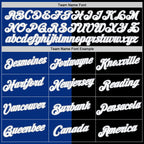 Custom Black Royal-Gray Split Fashion Performance T-Shirt