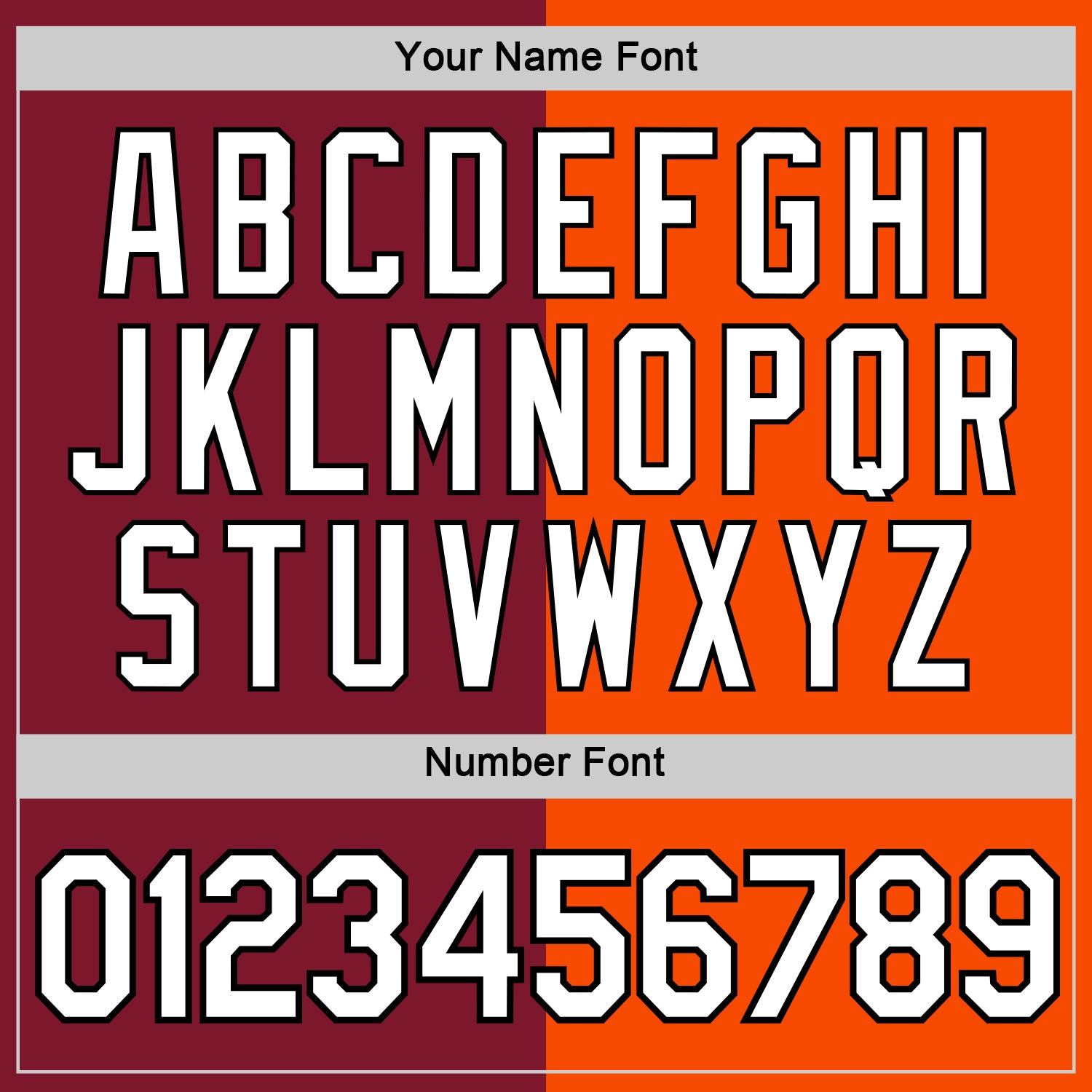 Custom Crimson Orange-Black Split Fashion Performance T-Shirt