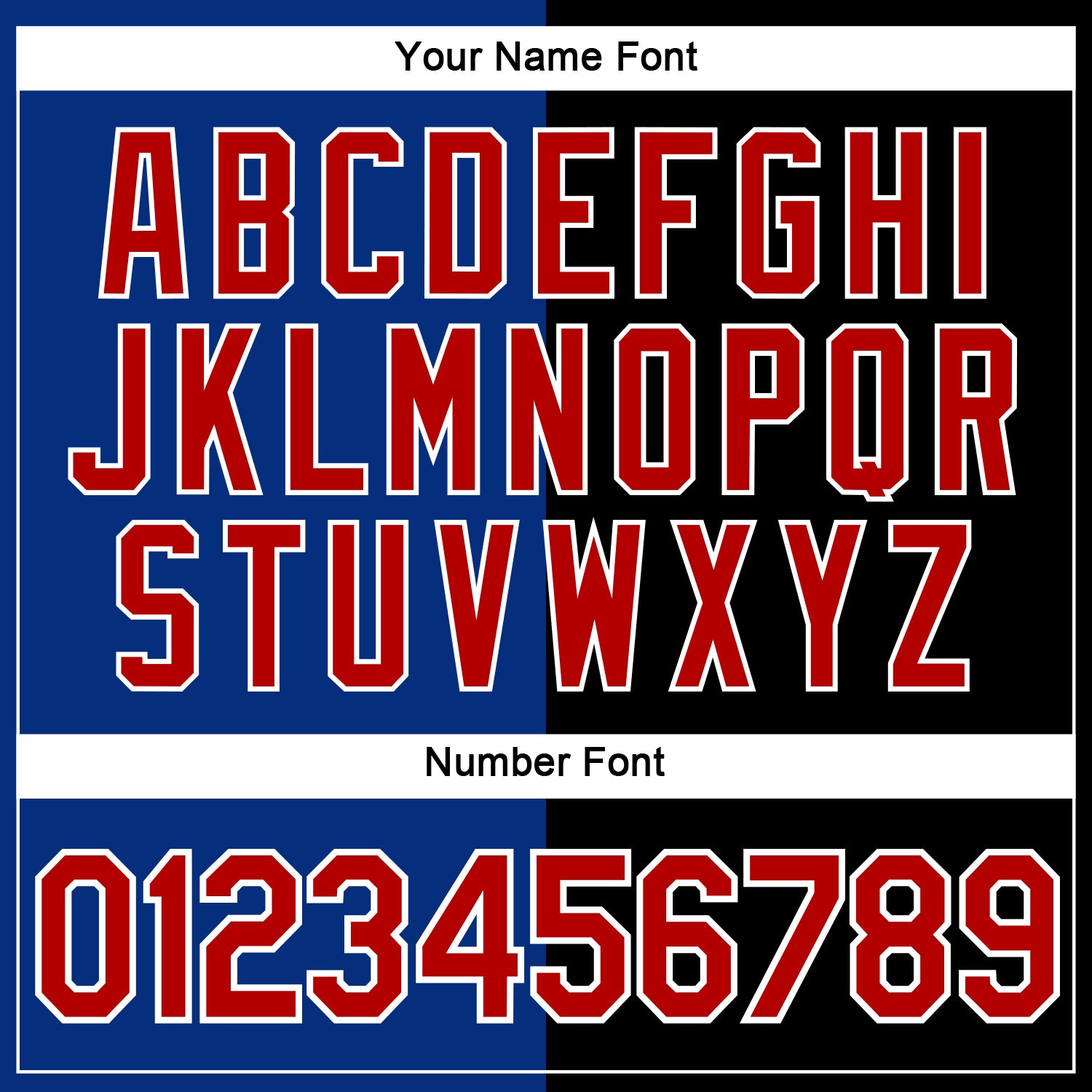 Custom Black Red-Royal Split Fashion Performance T-Shirt