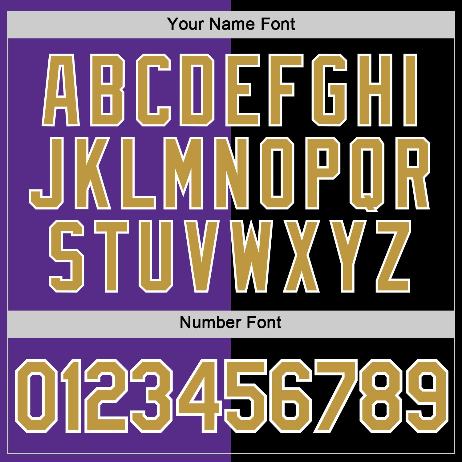 Custom Black Old Gold-Purple Split Fashion Performance T-Shirt