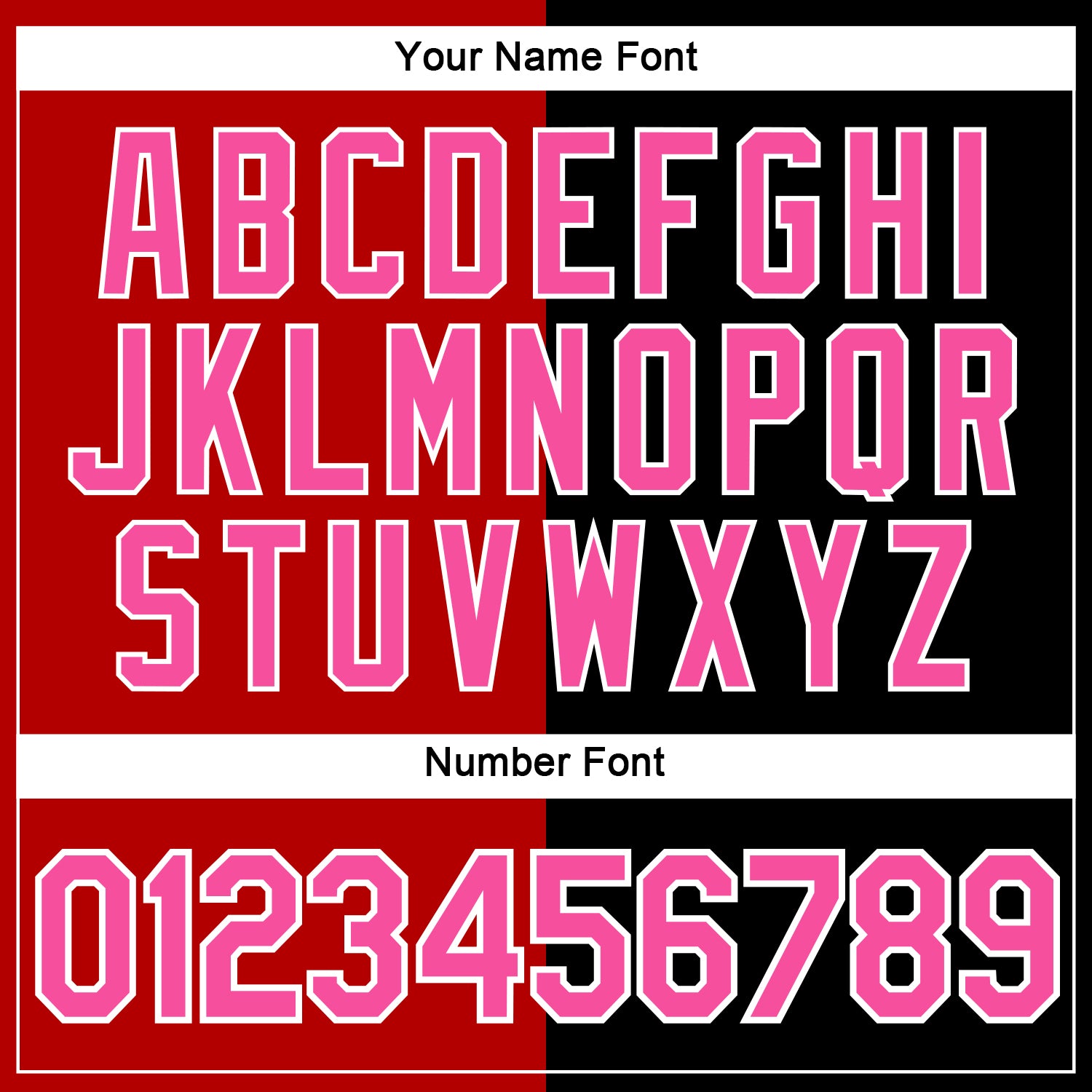 Custom Black Pink-Red Split Fashion Performance T-Shirt