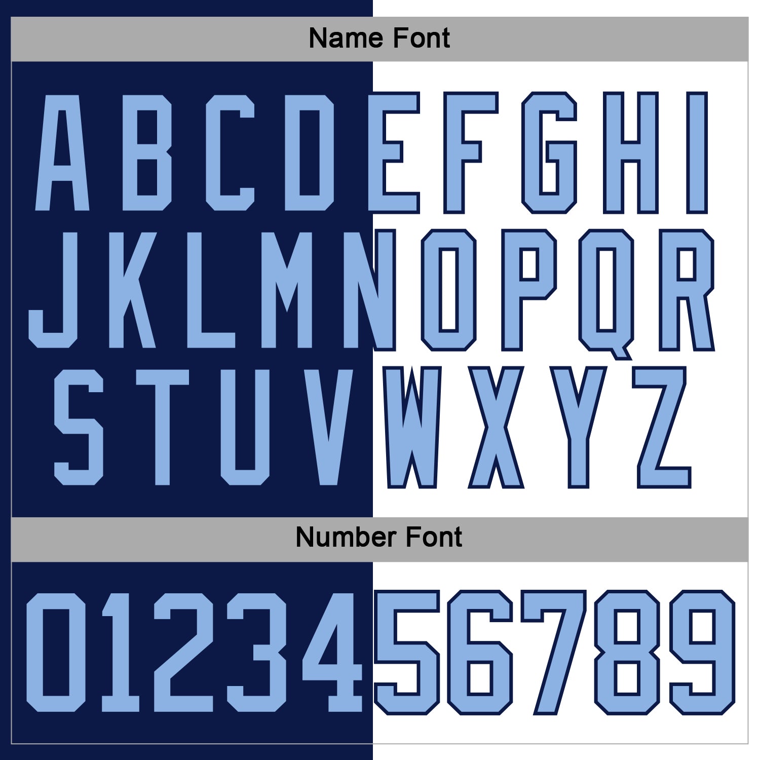 Custom Navy Light Blue-White Split Fashion Hockey Lace Neck Jersey