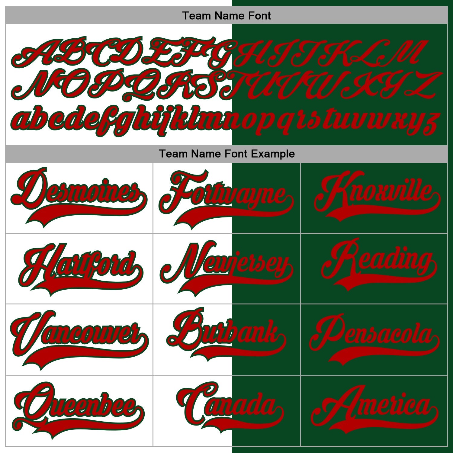 Custom Green Red-White Split Fashion Hockey Lace Neck Jersey