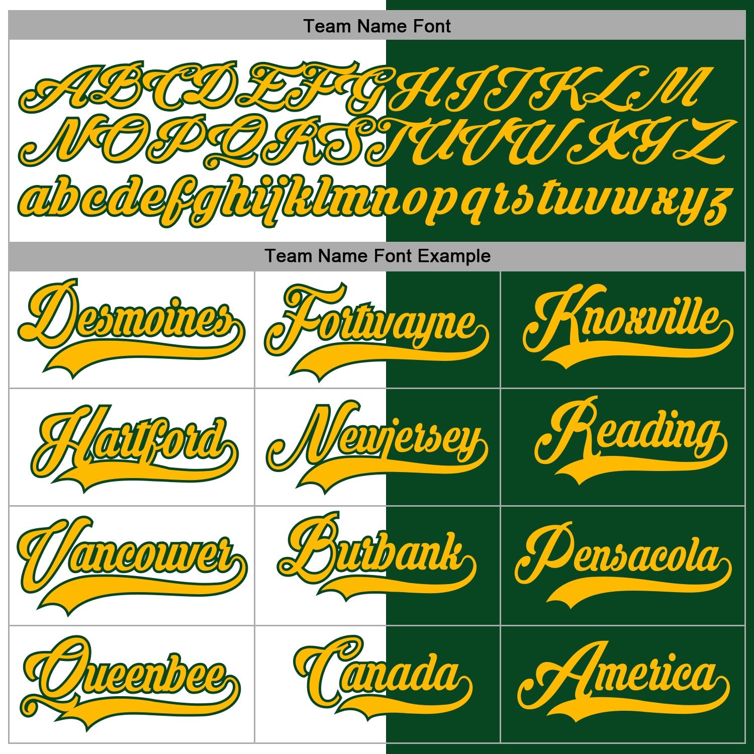 Custom Green Gold-White Split Fashion Hockey Lace Neck Jersey