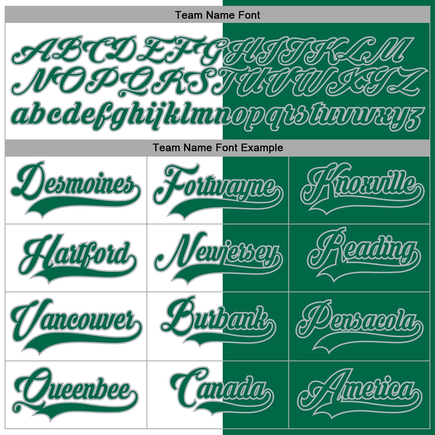 Custom Kelly Green Gray-White Split Fashion Hockey Lace Neck Jersey