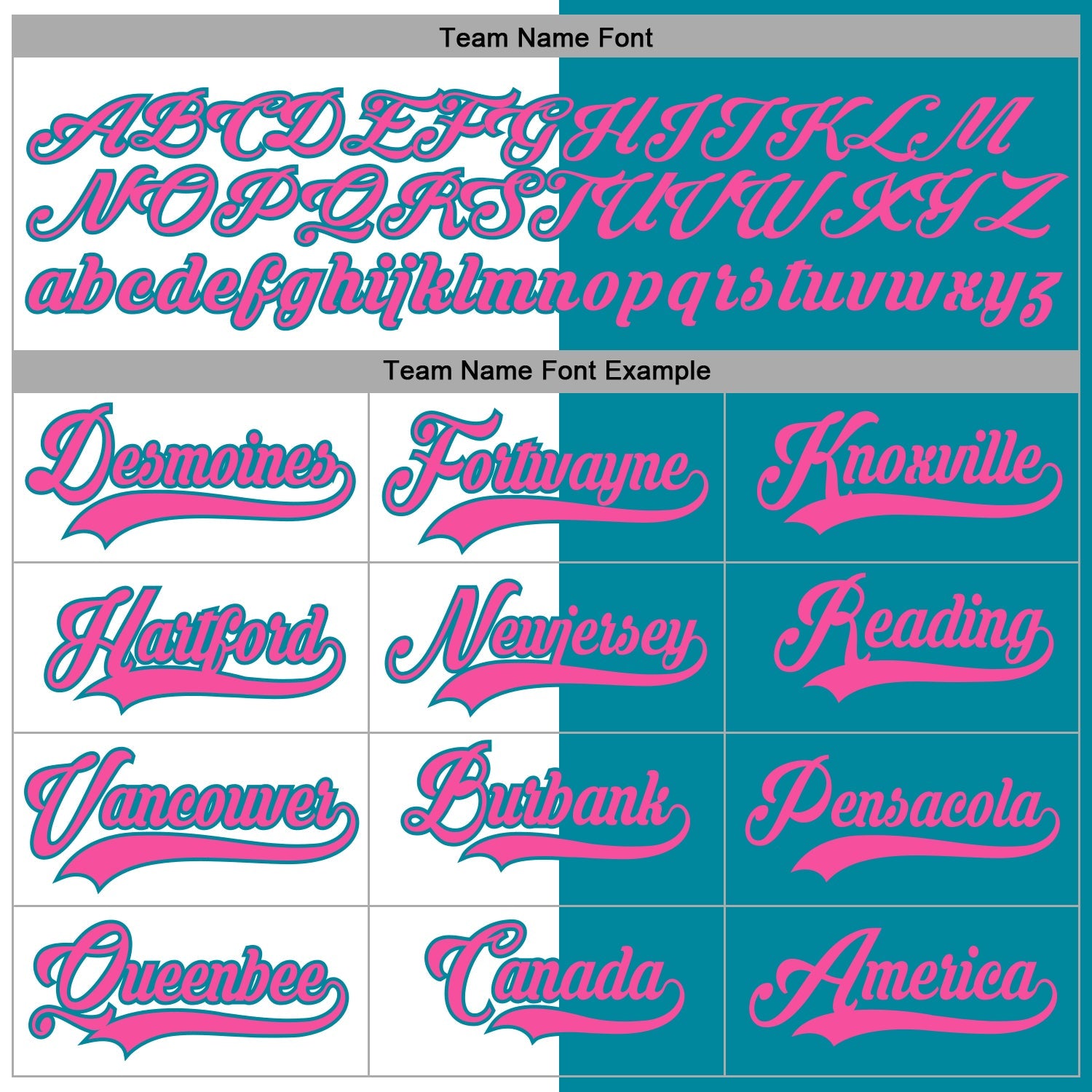 Custom Teal Pink-White Split Fashion Hockey Lace Neck Jersey