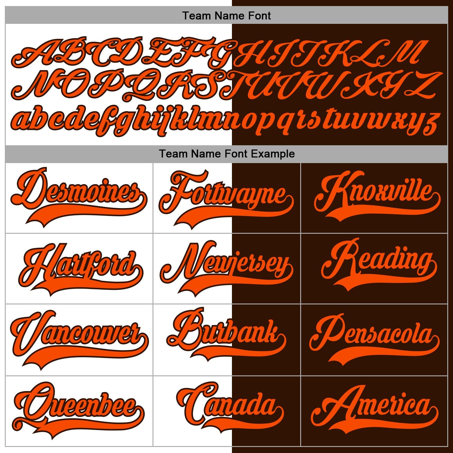 Custom Brown Orange-White Split Fashion Hockey Lace Neck Jersey