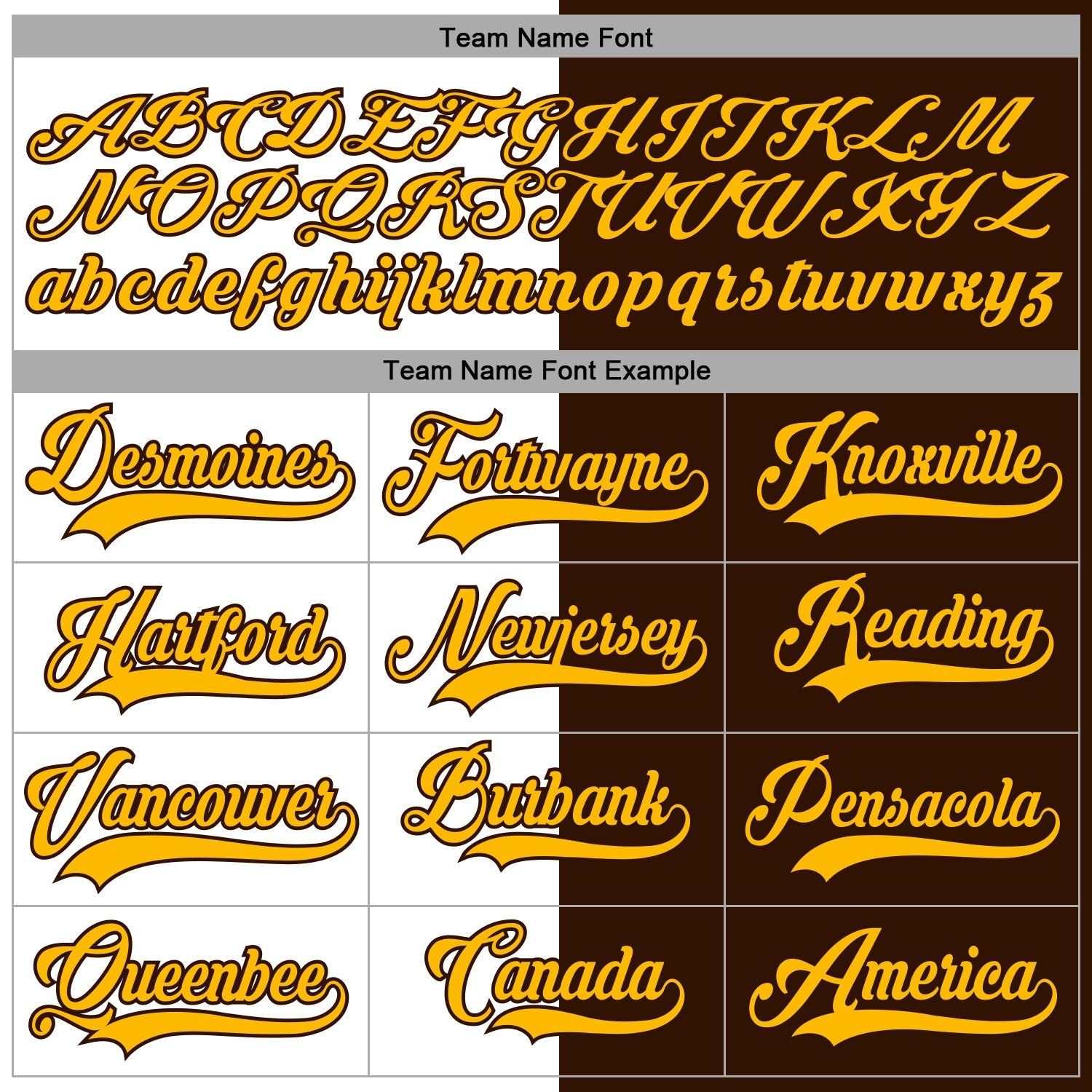 Custom Brown Gold-White Split Fashion Hockey Lace Neck Jersey