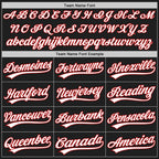 Custom Black Red-White Split Ripped Pattern Baseball Pullover Sweatshirt Hoodie