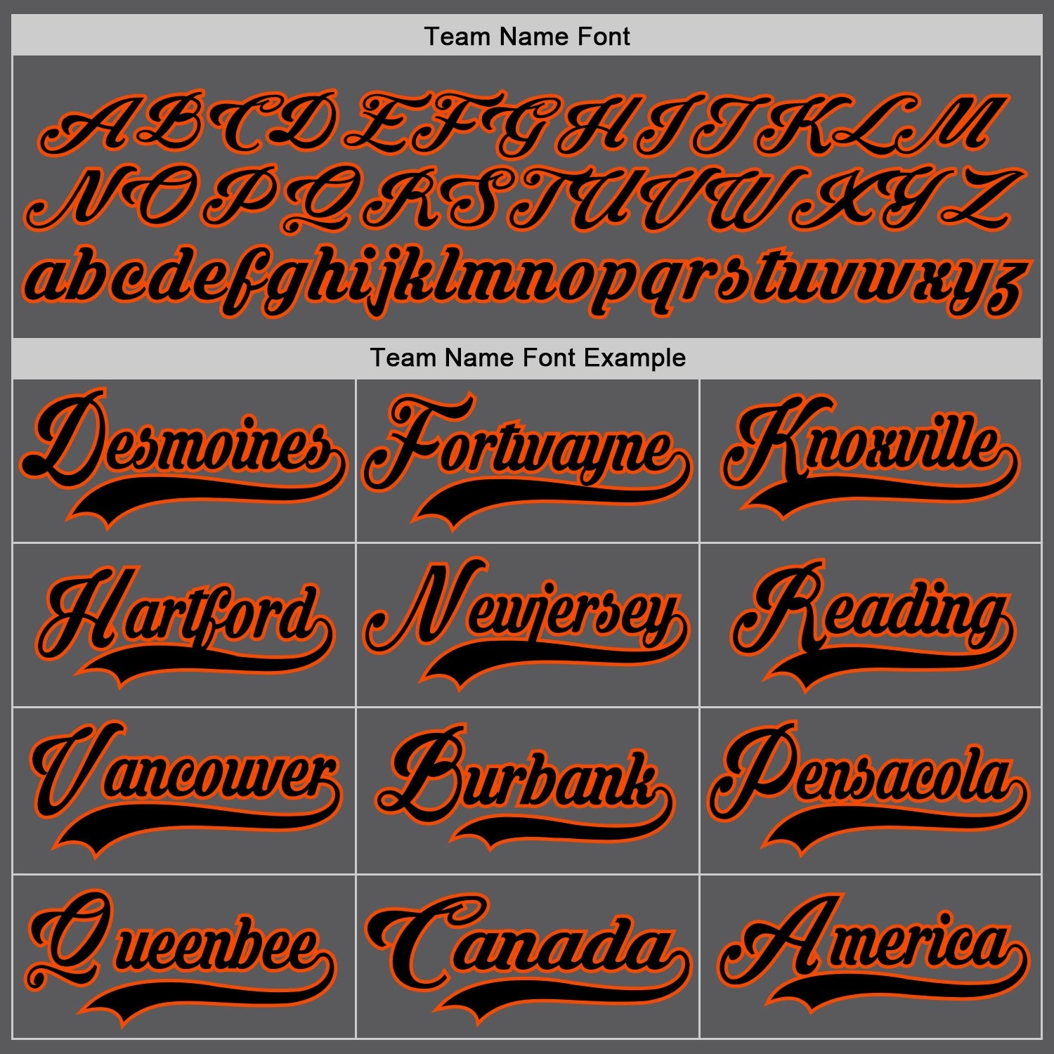 Custom Steel Gray Black-Orange Hockey Lace Neck Jersey