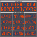 Custom Steel Gray Orange-Royal Authentic Basketball Jersey
