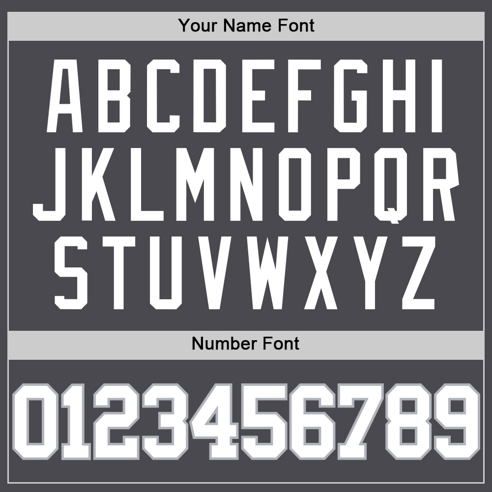 Custom Steel Gray White-Gray Authentic Basketball Jersey