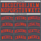 Custom Steel Gray Purple-Orange Authentic Basketball Jersey