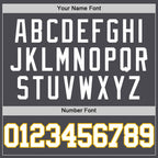 Custom Steel Gray White-Gold Authentic Basketball Jersey