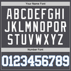 Custom Steel Gray White-Light Blue Authentic Basketball Jersey