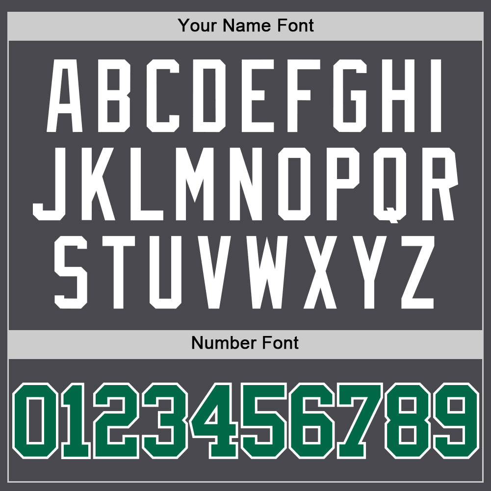 Custom Steel Gray Kelly Green-White Authentic Basketball Jersey