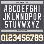 Custom Steel Gray White-Old Gold Authentic Basketball Jersey