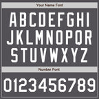 Custom Steel Gray White Authentic Baseball Jersey