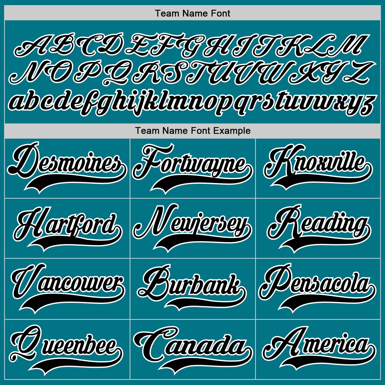 Custom Teal Black-White Hockey Jersey