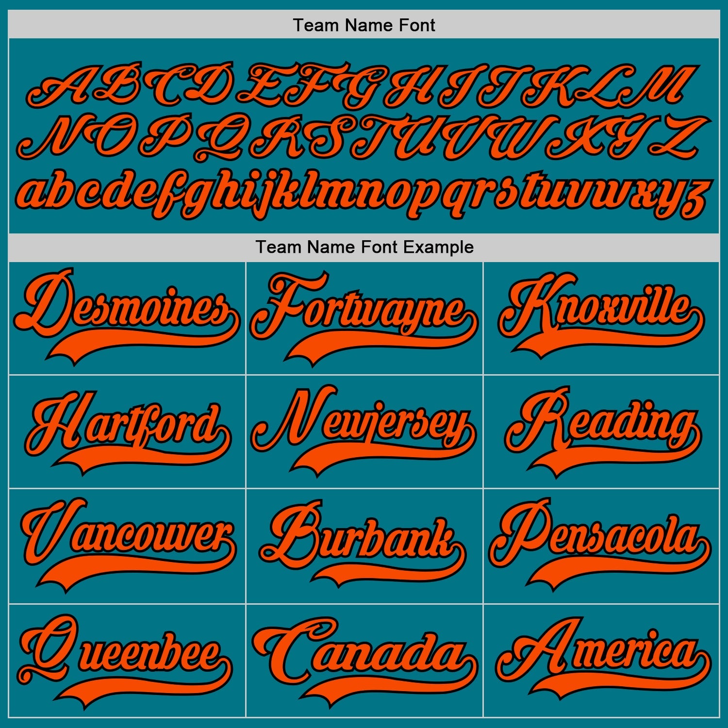 Custom Teal Orange-Black Hockey Jersey