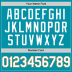 Custom Teal White-Old Gold Authentic Throwback Basketball Jersey