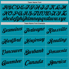 Custom Teal Black Authentic Throwback Basketball Jersey