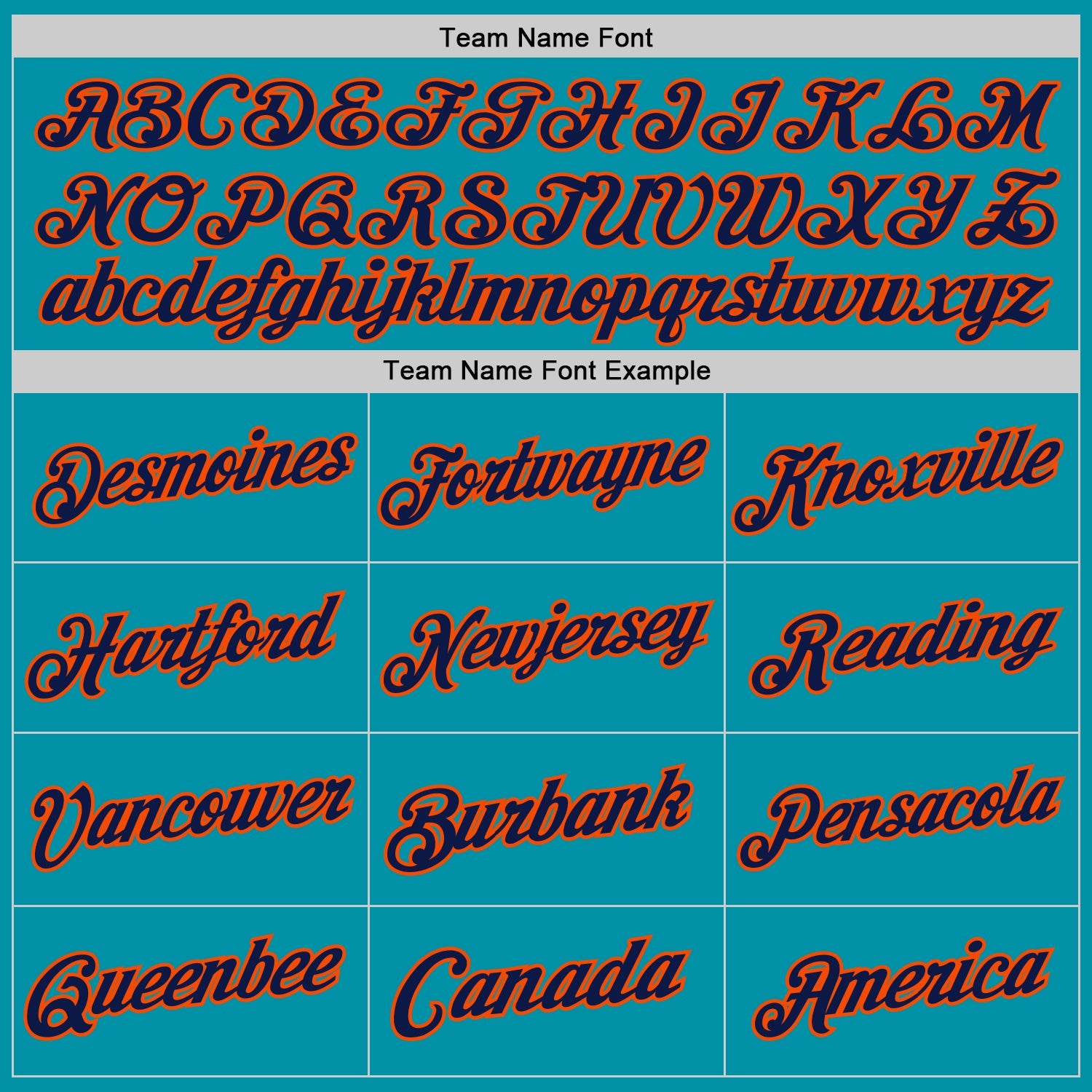 Custom Teal Navy-Orange Authentic Throwback Basketball Jersey