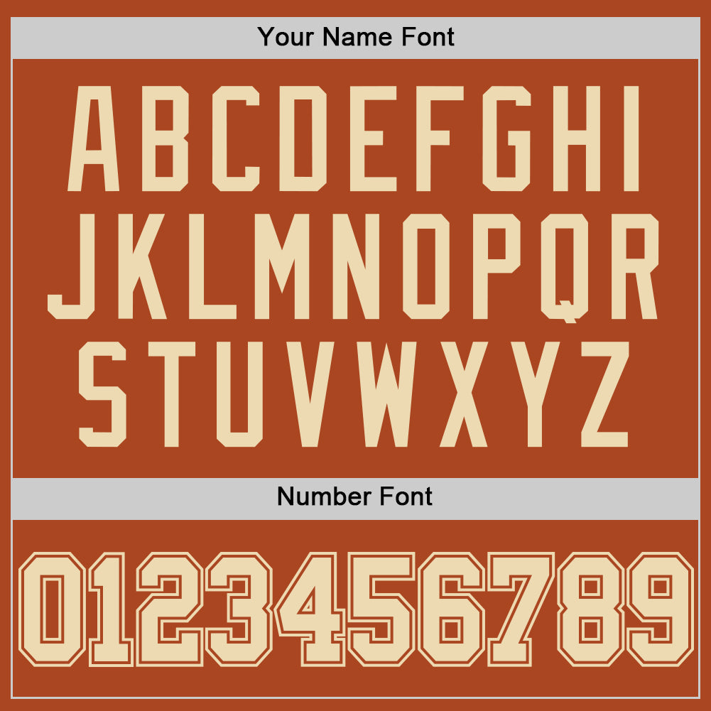 Custom Texas Orange Cream Authentic Basketball Jersey