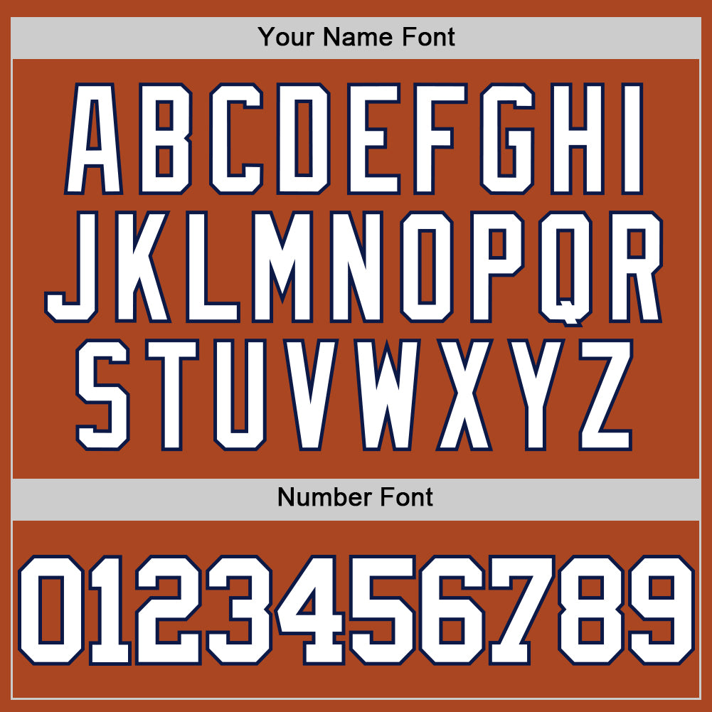 Custom Texas Orange White-Navy Authentic Basketball Jersey