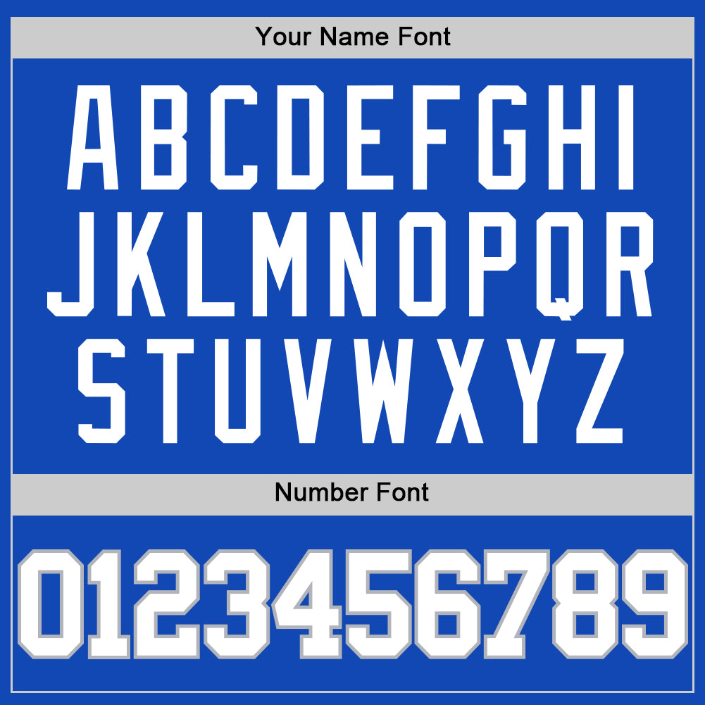 Custom Thunder Blue White-Gray Authentic Basketball Jersey