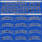 Custom Thunder Blue Gray White-Navy Authentic Basketball Jersey