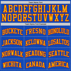 Custom Thunder Blue Red-Gold Authentic Basketball Jersey