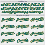 Custom White Teal-Old Gold Authentic Two Tone Baseball Jersey