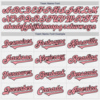Custom White Medium Pink-Black Authentic Two Tone Baseball Jersey