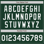 Custom Green White Authentic Two Tone Baseball Jersey