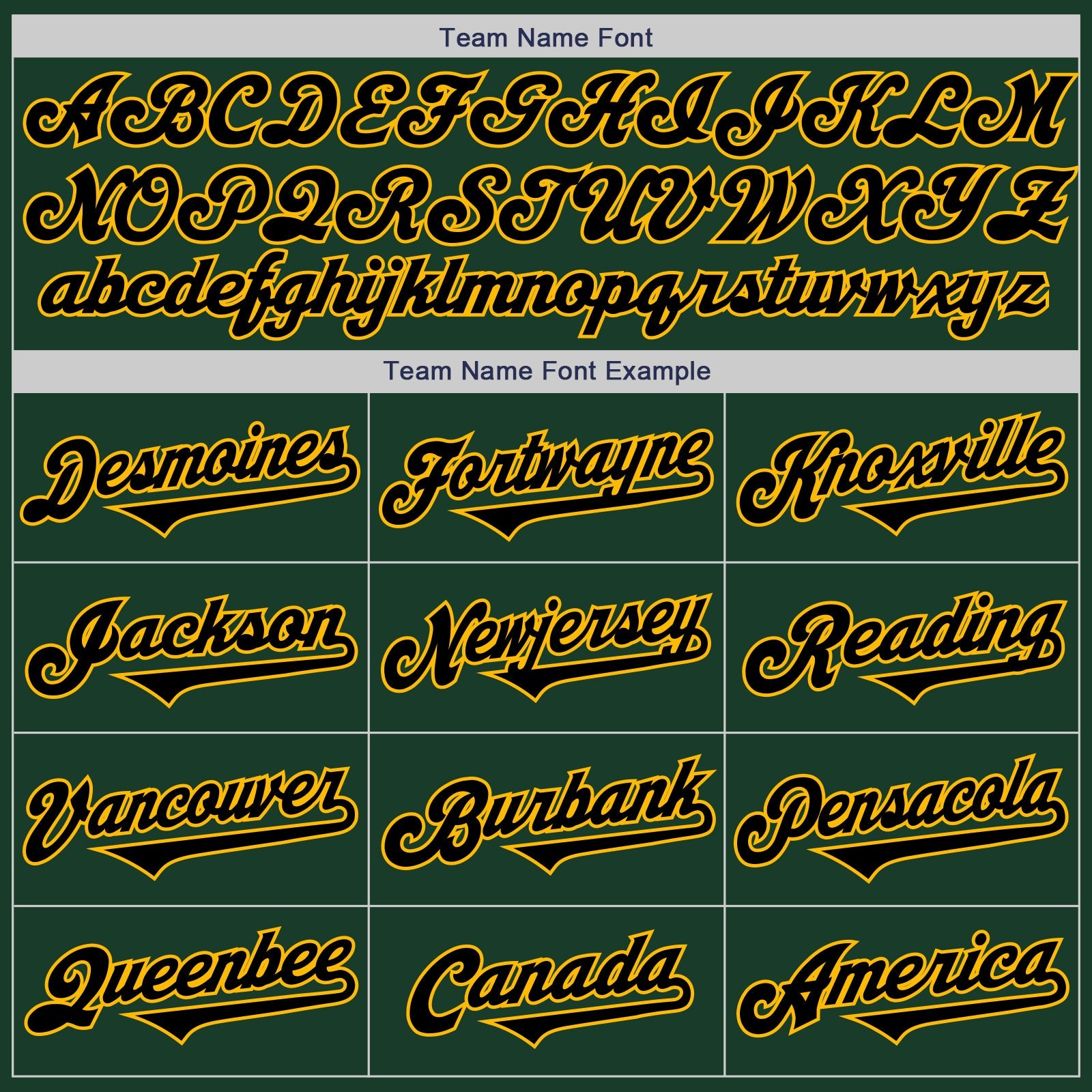 Custom Green Black-Gold Authentic Two Tone Baseball Jersey