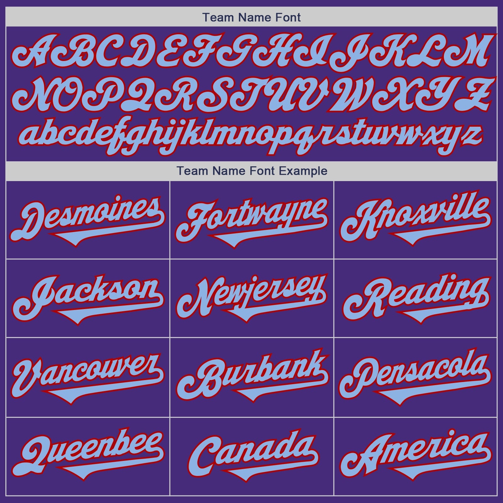 Custom Purple Light Blue-Red Authentic Two Tone Baseball Jersey
