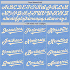 Custom Light Blue Cream Authentic Two Tone Baseball Jersey