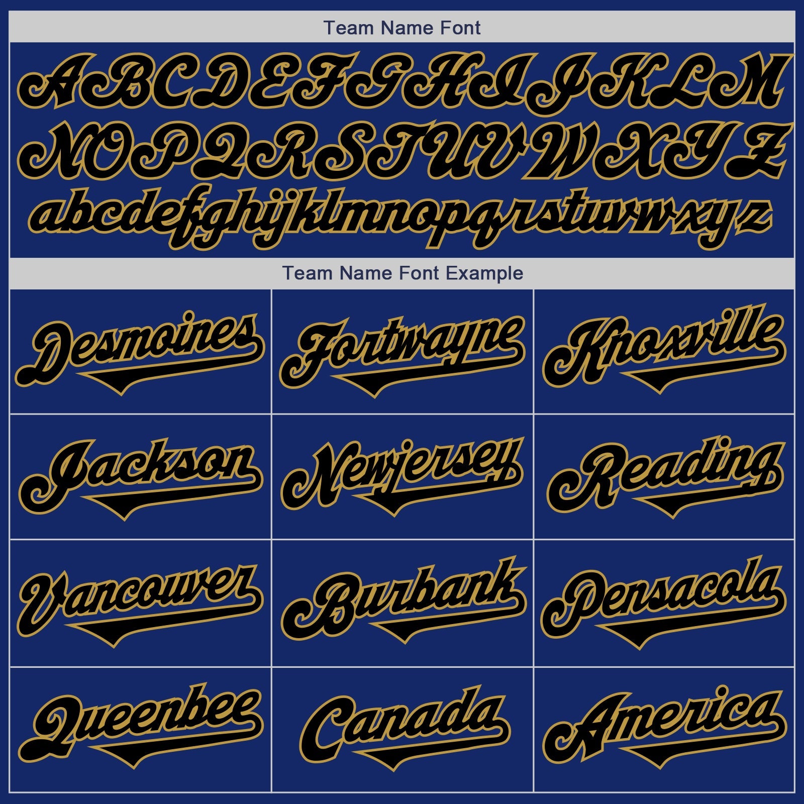 Custom Royal Black-Old Gold Authentic Two Tone Baseball Jersey