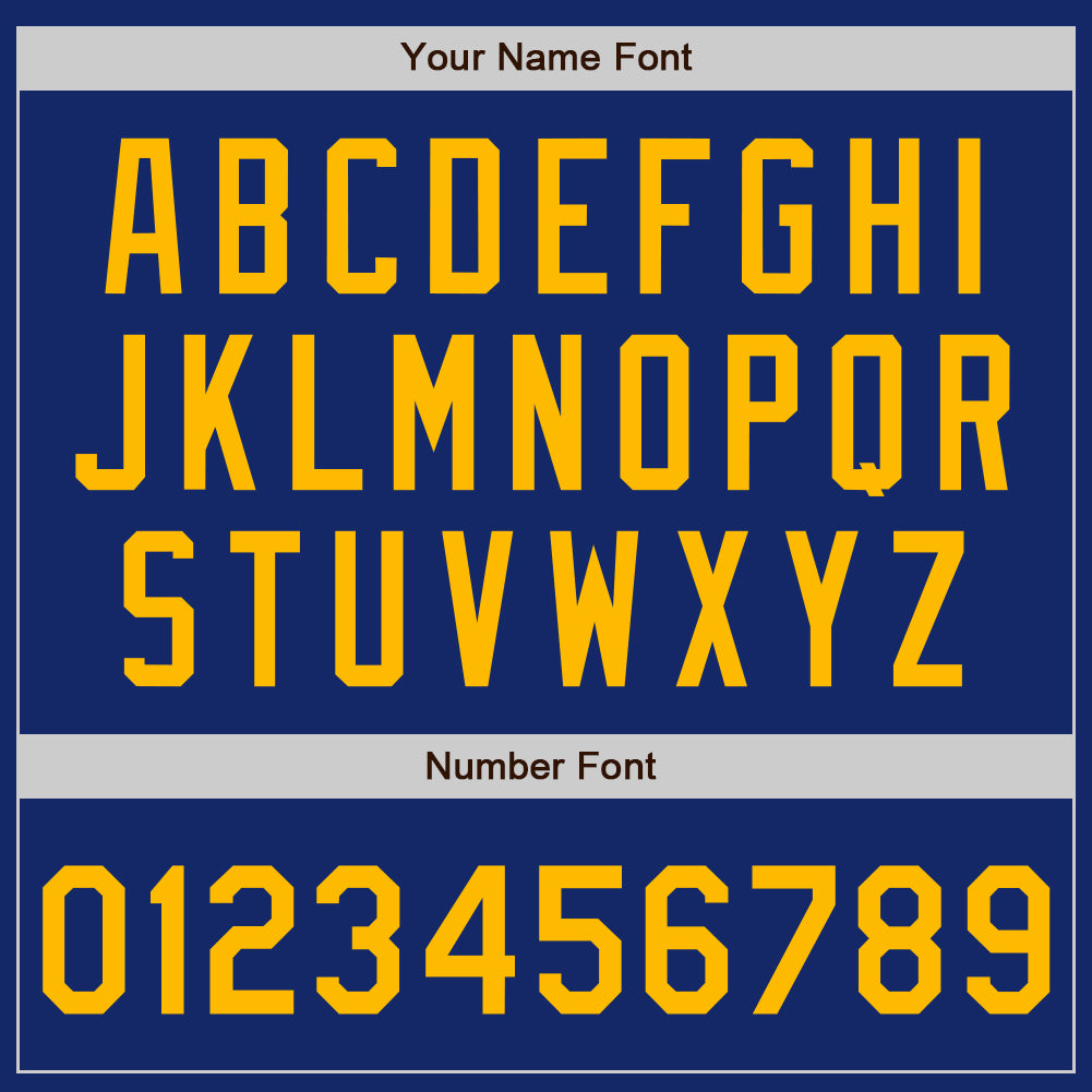 Custom Royal Gold Authentic Two Tone Baseball Jersey