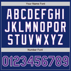 Custom Royal Purple-White Authentic Two Tone Baseball Jersey