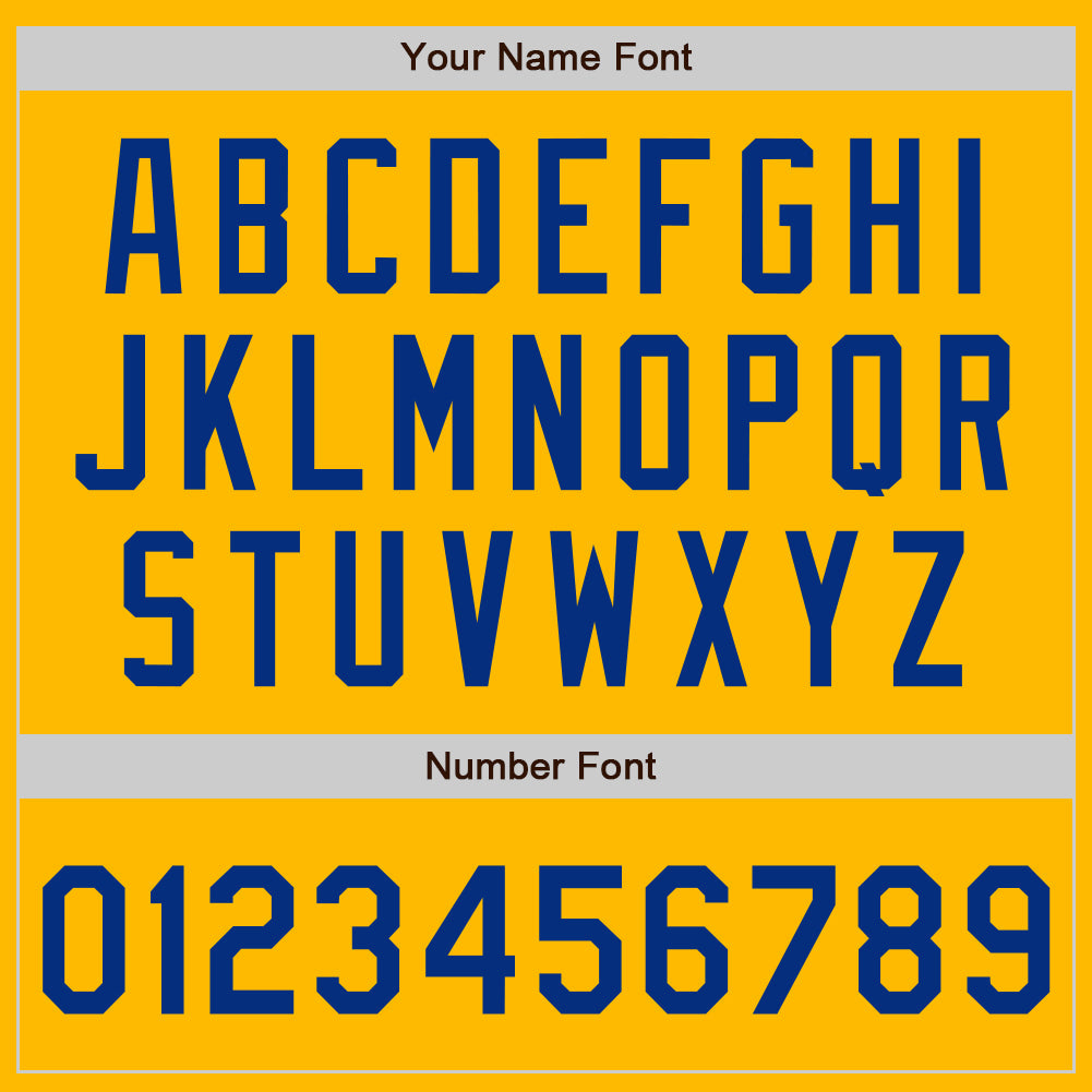 Custom Gold Royal Authentic Two Tone Baseball Jersey