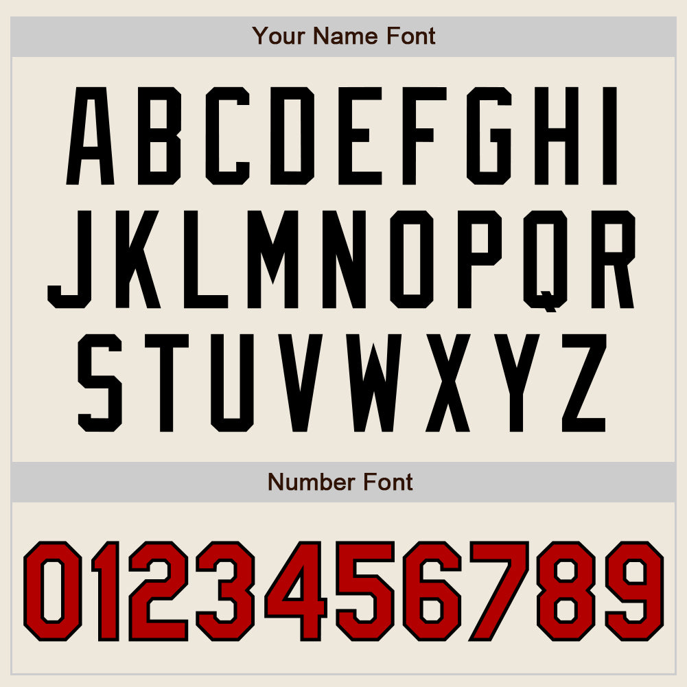 Custom Cream Red Pinstripe Black Authentic Two Tone Baseball Jersey