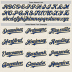 Custom Cream Royal Pinstripe Old Gold Authentic Two Tone Baseball Jersey