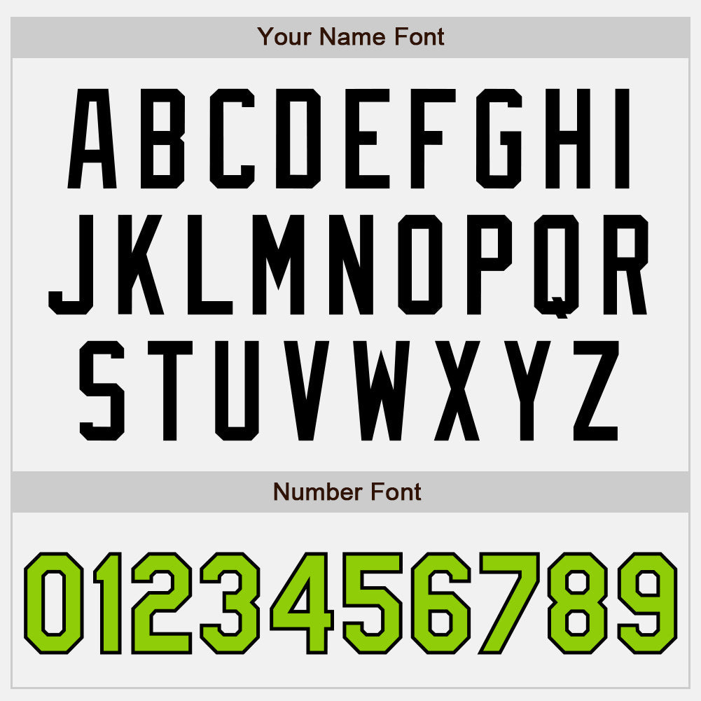 Custom White Neon Green Pinstripe Black Authentic Two Tone Baseball Jersey