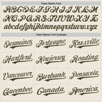 Custom Cream Olive Pinstripe Olive Authentic Two Tone Baseball Jersey