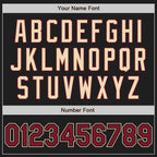 Custom Black Crimson Pinstripe Cream Authentic Two Tone Baseball Jersey