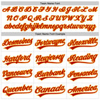 Custom White Red-Gold Authentic Throwback Baseball Jersey