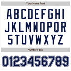 Custom White Navy Authentic Baseball Jersey