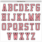 Custom White Medium Pink-Black Authentic Baseball Jersey